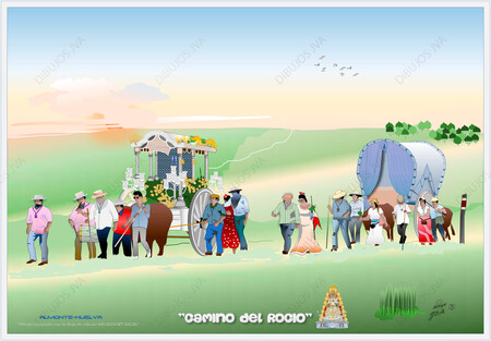 A3 Camino Del Rocio Virgen