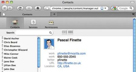 Mozilla integra todos nuestros contactos en Firefox con una extensión experimental