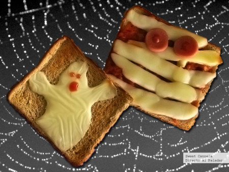 Receta de Halloween. Pan de fantasma y pan de momia