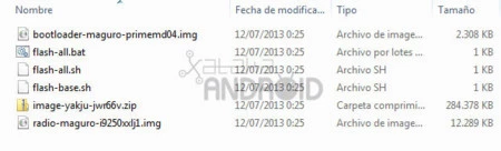 解凍したフォルダー1