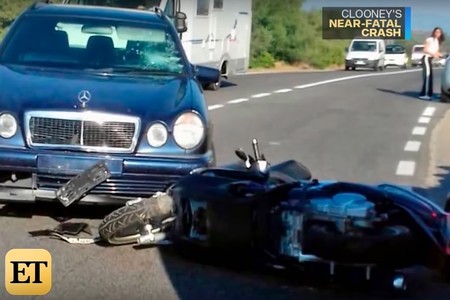 Accidente George Clooney