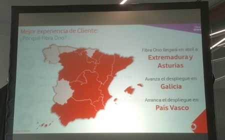Vodafone estará presente este año con su fibra en todas las provincias donde no llegaba ONO