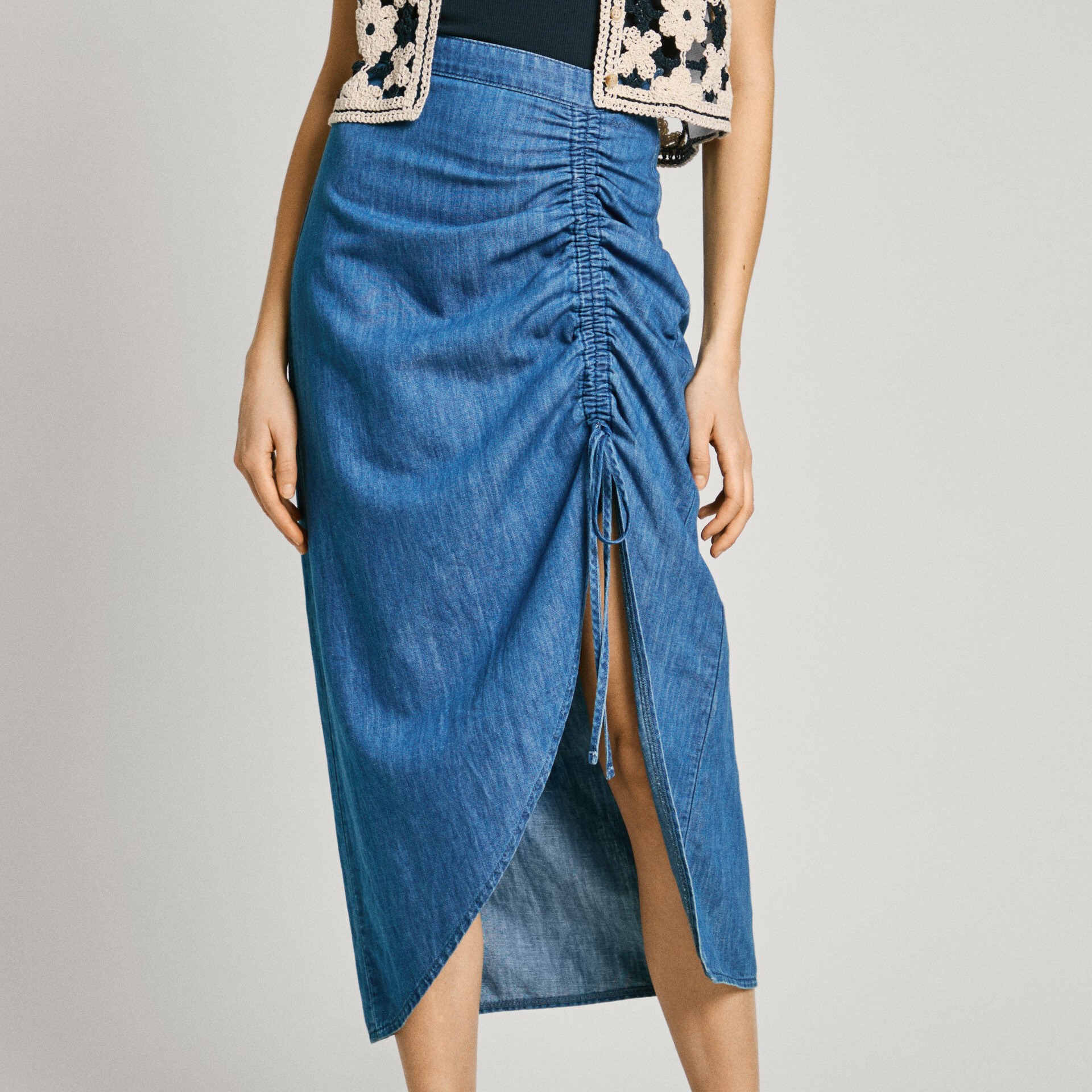 
Pepe Jeans
falda larga denim fit regular 