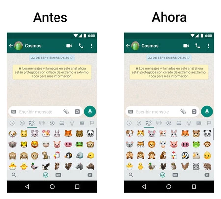 新しい WhatsApp 絵文字