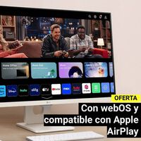 De 27 pulgadas y con webOS: este monitor LG será perfecto para tu zona de estudio o trabajo