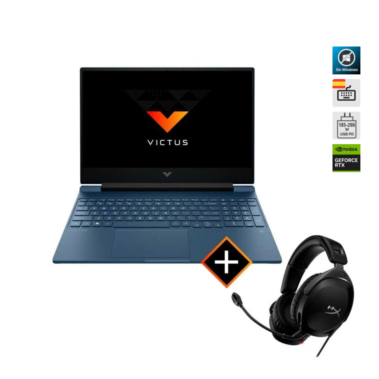 HP Victus 15 con RTX 5050 — tu primer portátil gaming… pero bien hecho. La puerta de entrada perfecta al gaming moderno: un diseño discreto, buena construcción y la nueva RTX 5050 con DLSS 4, que permite jugar a 1080p con gran fluidez. Una compra muy redonda para presupuestos ajustados. Precio original: 1.199€