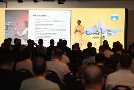 Rajesh Ganesan, CEO global da ManageEngine em evento em São Paulo | Foto: Reprodução