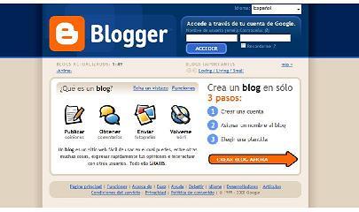 Herramientas para crear un blog I: Blogger
