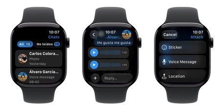 Telegram En Apple Watch
