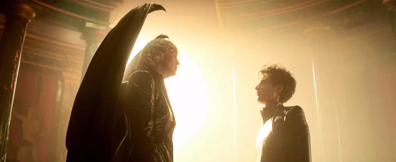 Morpheo y Lucifer en una escena de Sandman T.2 NETFLIX