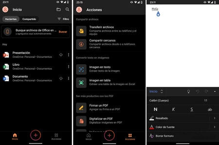 オフィスのダークテーマ