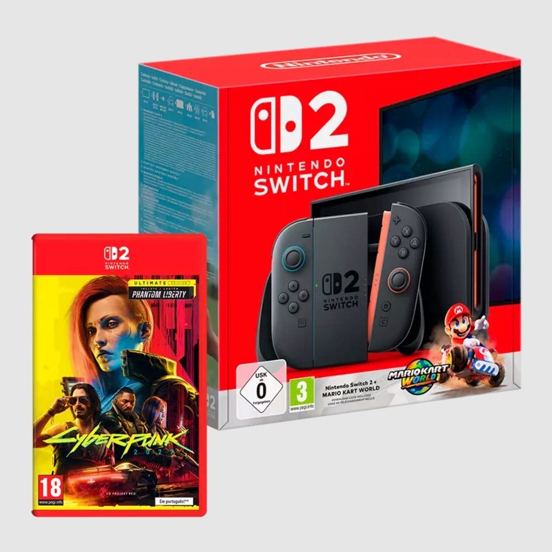 Nintendo Switch 2 + Mario Kart World + Cyberpunk 2077: Ultimate Edition
