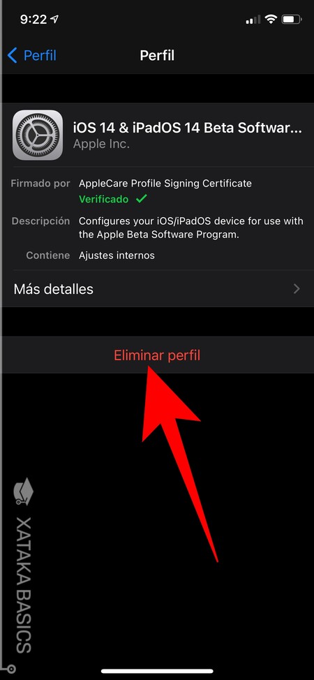 Eliminar Perfil