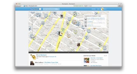 Foursquare enamora con su nueva web