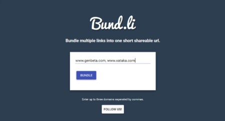 Cómo enlazar varios Links en una sola URL con Bund.li