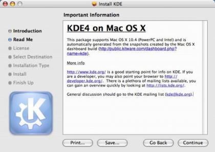 Guía para instalar KDE 4 en Mac OS X