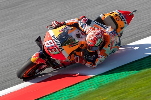 Marc Márquez empieza a meter miedo a Ducati consiguiendo el mejor tiempo en los FP2 de Austria