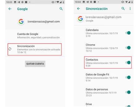 Androidの連絡先を回復する