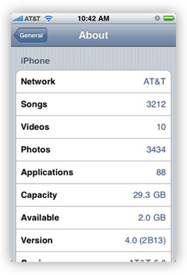 Primera imagen y rumores del nuevo iPhone OS 4.0