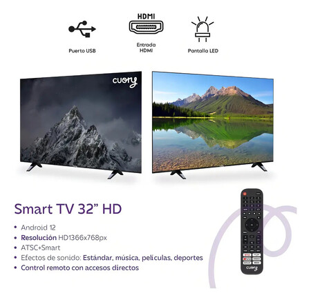 Smart Tv Cuory 32 Pulgadas