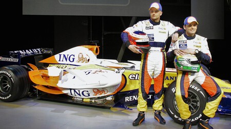 Fisichella Kovalainen Renault F1 2007