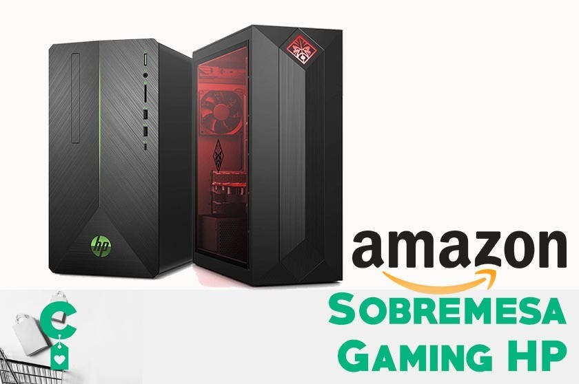Ofertas en equipos de sobremesa gaming HP Amazon rebaja modelos