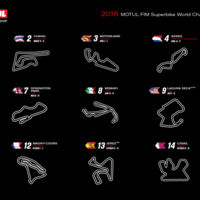 Calendario provisional del Mundial de Superbikes 2016