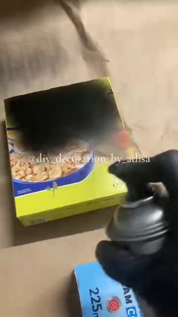 Reutilizar cajas de cereales