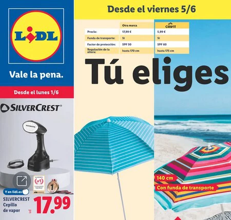 Folleto Lidl Cepillo De Vapor Silvercrest