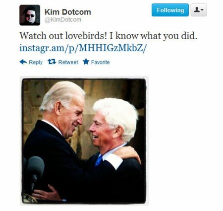Kim Dotcom asegura que Joe Biden dio la orden de cerrar Megauplad