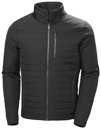 Helly Hansen Hombres Chaqueta aislante Crew 2.0, Ébano, XL