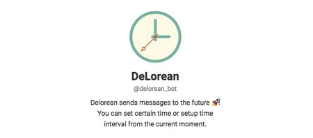 Telegram Contact Delorean Bot