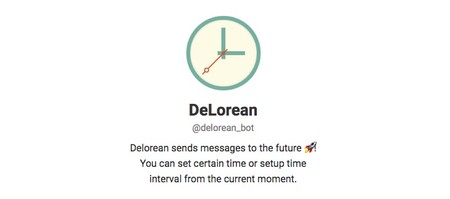 Telegram Contact Delorean Bot