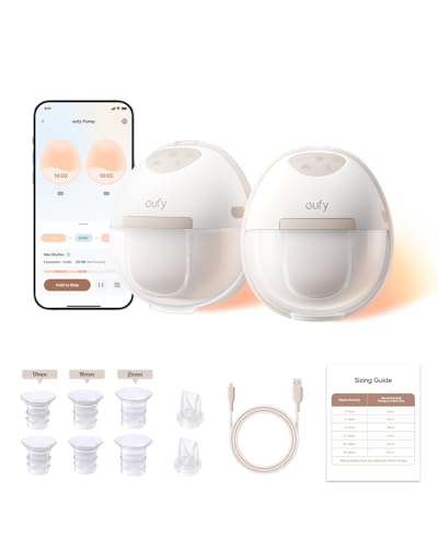 eufy by Anker E20 Sacaleches eléctrico con calefacción, HeatFlow 3 niveles 