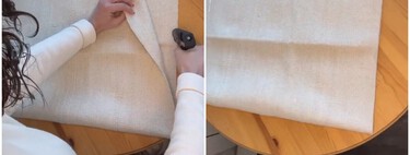 Con una alfombra barata de Ikea  se puede hacer un cesto de lo más bonito para guardar el papel higiénico o las mantitas del sofá