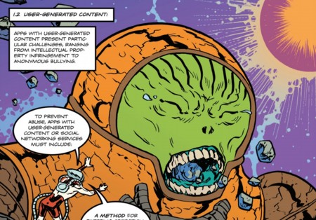 Apple reedita sus normas para publicar aplicaciones… en forma de cómic