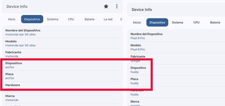 Nombre Clave Android