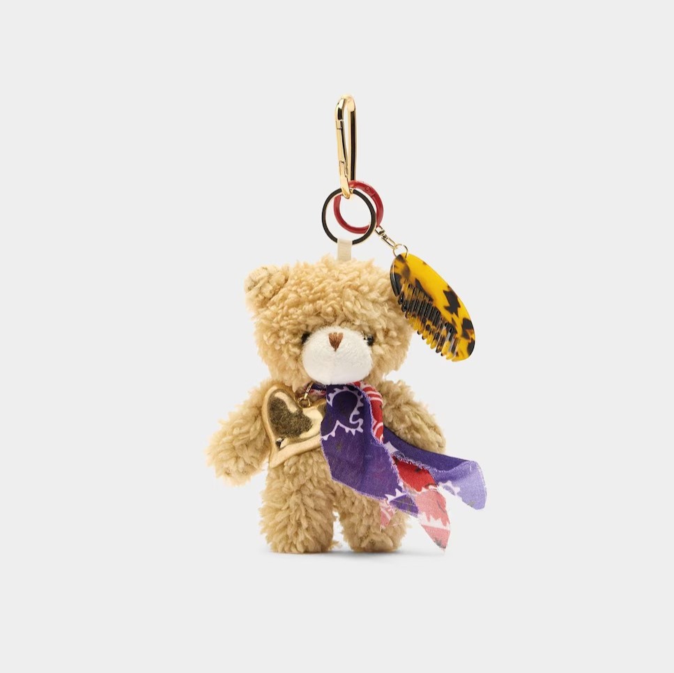 Llavero con charm de oso y cuentas de Parfois