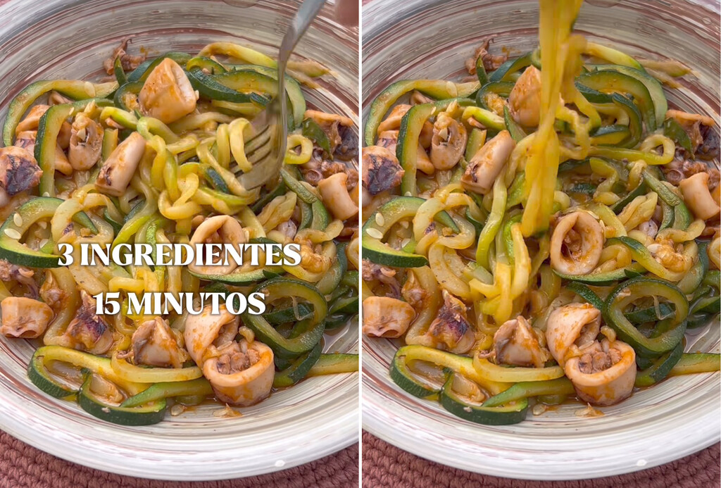 Una nutricionista nos deja una idea de cena con calabacín, ligera y muy fácil, para preparar con sólo 3 ingredientes 