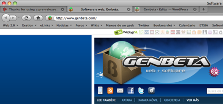 Firefox añade la posibilidad de navegar con las pestañas en la parte superior
