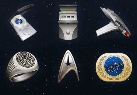 Nuevos iconos y fondos de pantalla basados en Star Trek