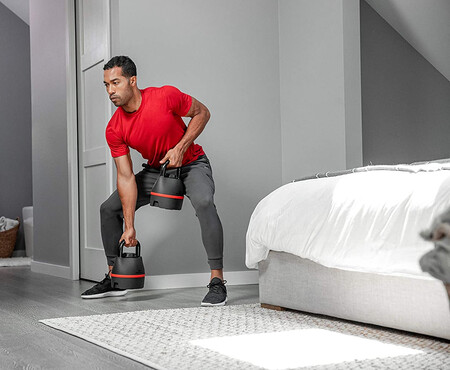 Bowflex SelectTech Kettlebell: la pesa rusa regulable que te ayudará a entrenar fuerza en casa ahora a precio rebajado