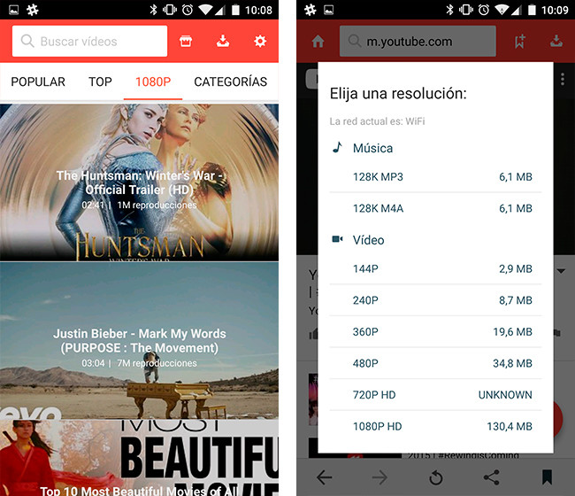 3 aplicaciones para descargar vídeos de YouTube en Android