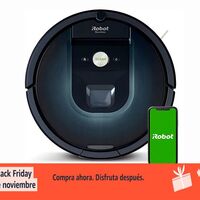 El robot aspirador Roomba 981 más barato que nunca en el Black Friday de Amazon: 379 euros