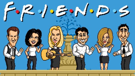 Así se verían Friends, el Príncipe de Bel-Air y más series míticas si fueran en 8 bits