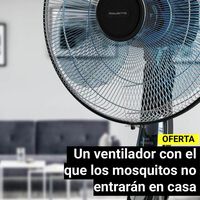 MediaMarkt ha rebajado el ventilador Rowenta que también evita que los mosquitos se paseen por casa en verano