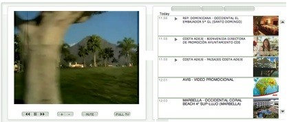 Televisión de viajes en internet