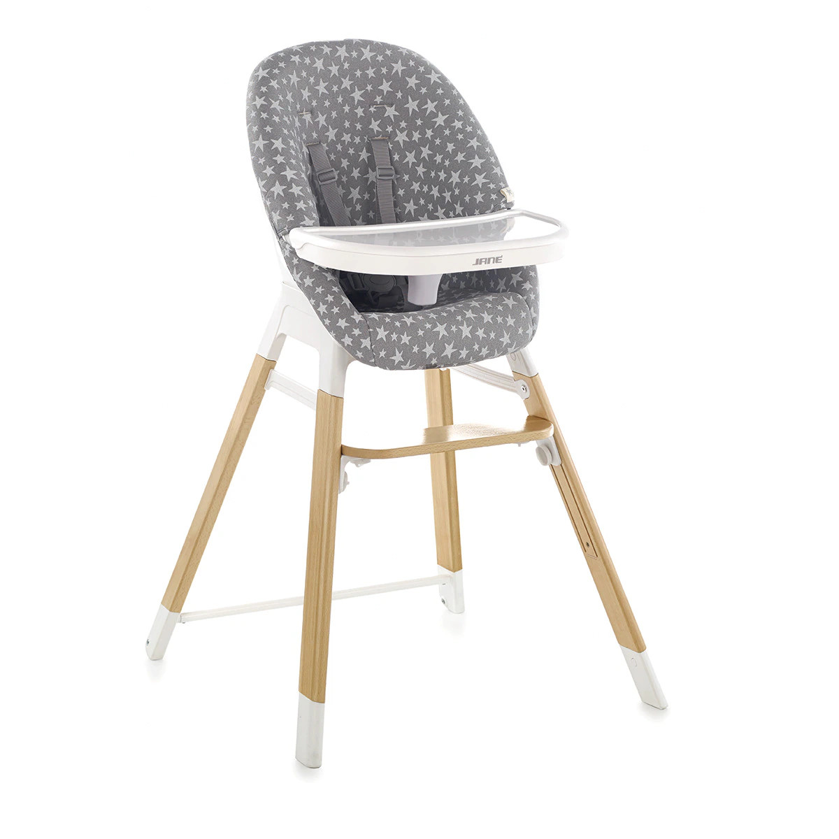 Trona evolutiva Jané Wooddy Star gris