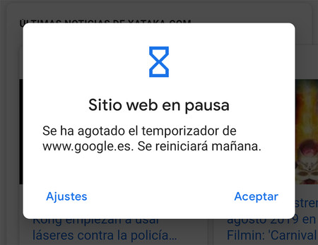 Bienestar digital: así es como podrás añadir temporizadores de sitios web con Chrome para Android Q