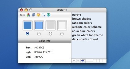 iPalette, accede a los valores RGB y Hex de cualquier color a elegir